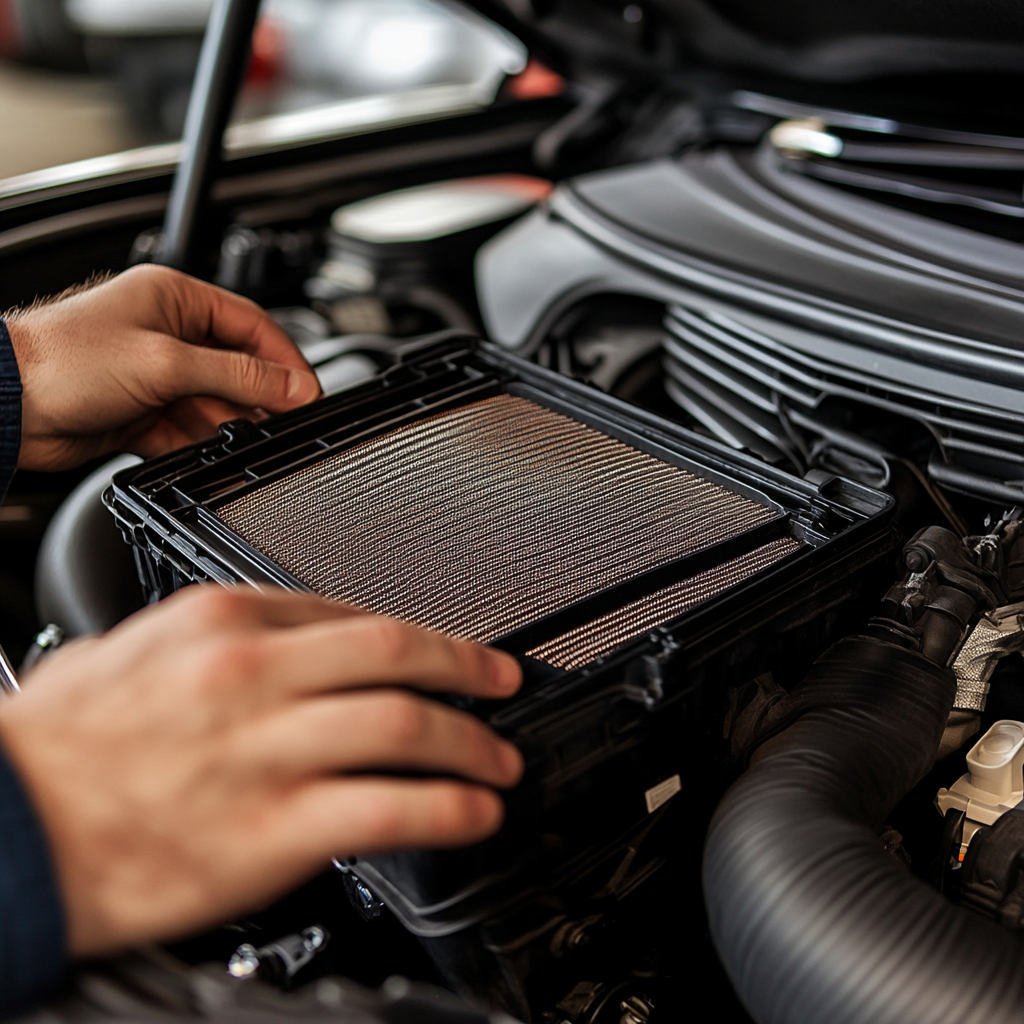 Replacing car air filter