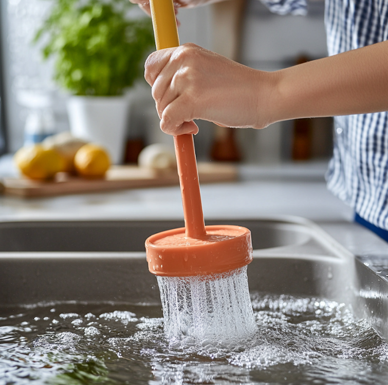 Cleaning tool in water sink