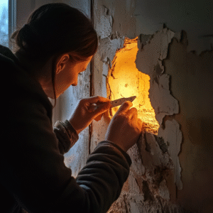 How to patch a hole in the wall