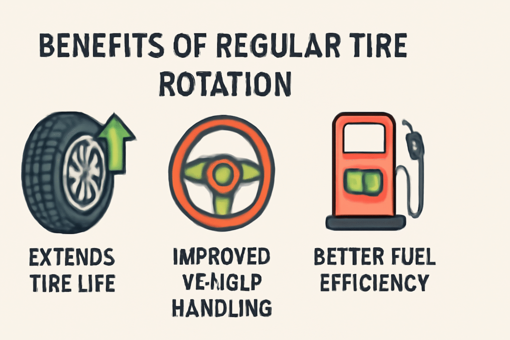 Benefits of regular tire rotation