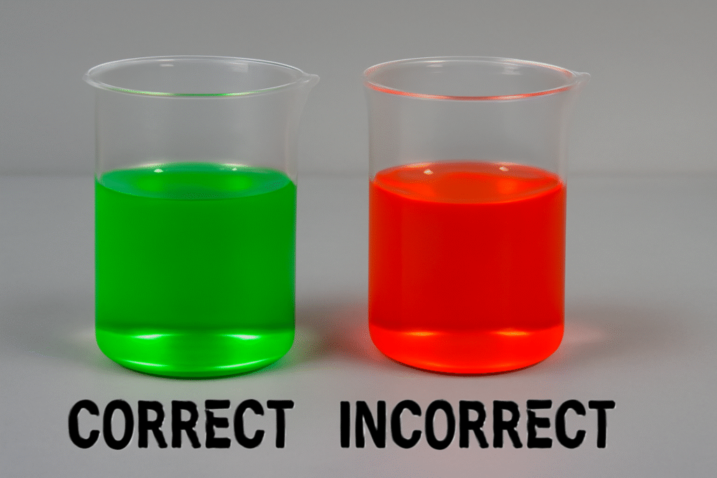 Green red solution comparison 