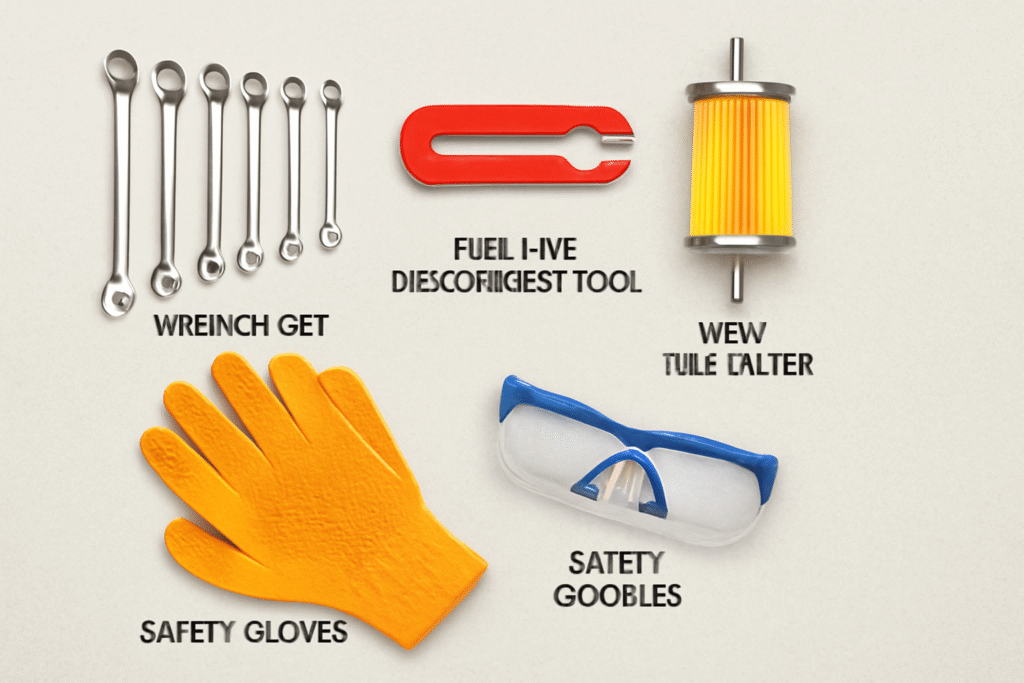Tools and safety gear 