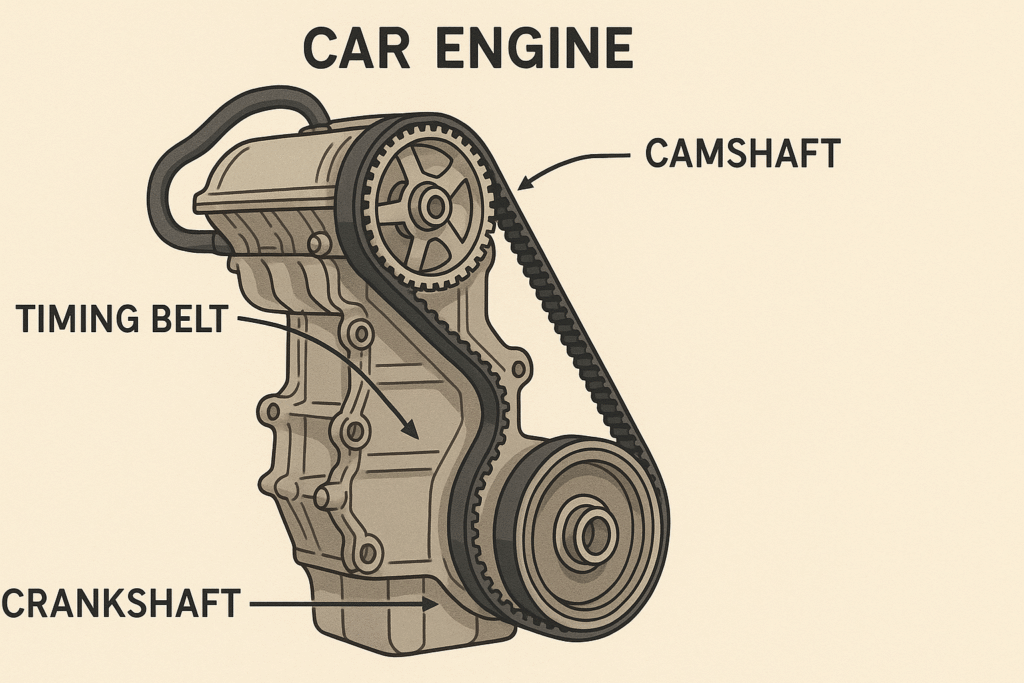Car engine timing belt