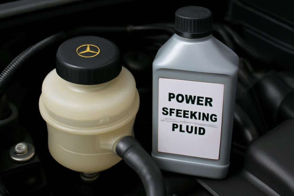 Mercedes power steering fluid 