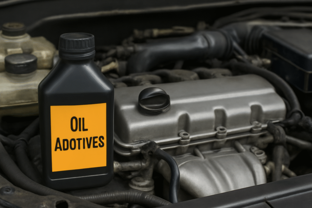 Oil additives for engine