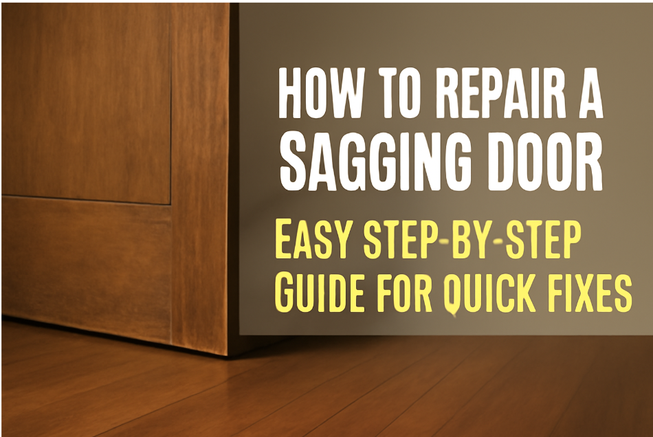 How to repair a sagging door
