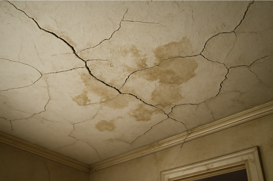 How to fix a cracked ceiling