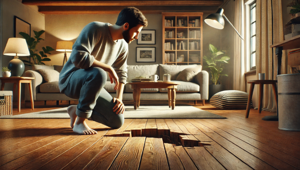 How to replace a damaged floorboard