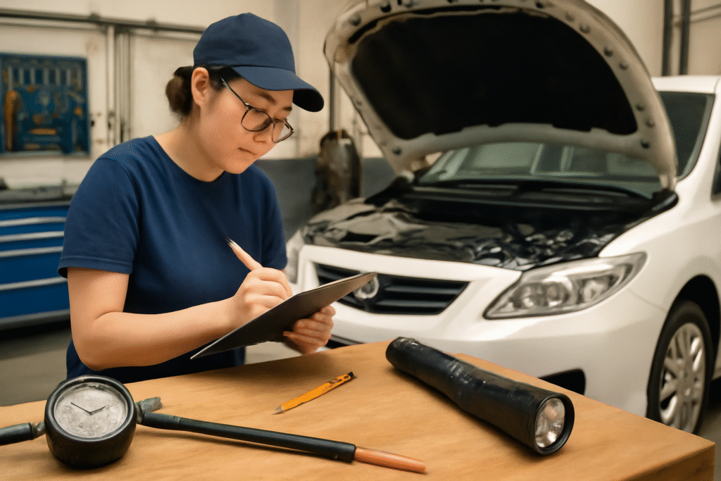 How to perform a car inspection