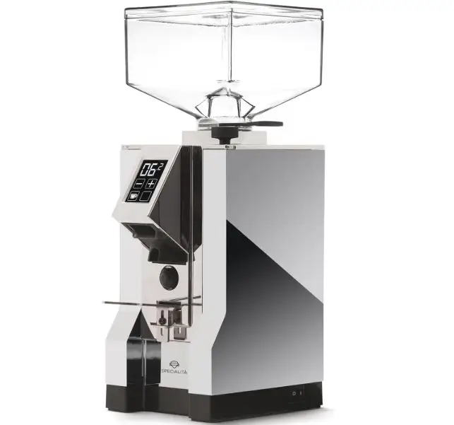 Eureka Mignon Specialita Espresso Grinder | Sound-Insulated | Stepless 55mm Burrs | Touchscreen | Chrome