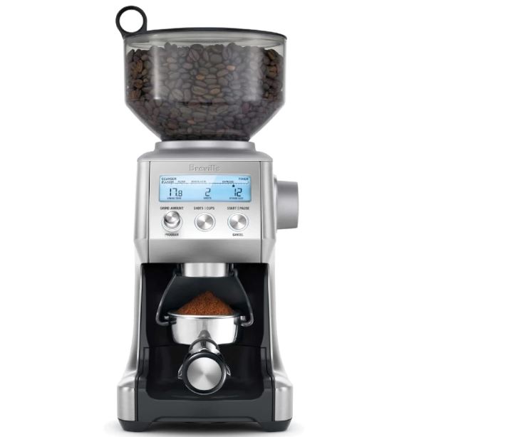 Breville BCG820BSS Smart Grinder Pro, 18 oz Coffee Bean Capacity, Brushed Stainless Steel