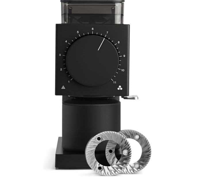  Fellow Gen 2 Ode Brew Grinder - Burr, Electric Coffee Bean Grinder with 31 Settings for Drip, French Press & Cold Brew - Small Footprint - Matte Black