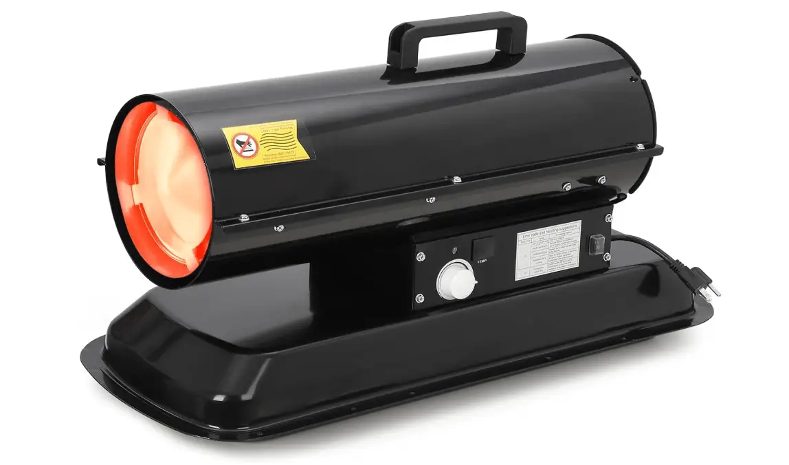  GarveeLife Kerosene/Diesel Heater, 80,000 BTU Forced Air Heater, Portable with Thermostat Control, 4.8 Gallon Tank, Efficient for Indoor and Outdoor Spaces,...