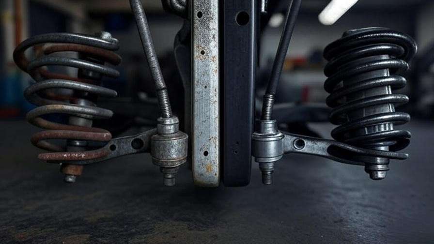 Before and after trailer suspension repair: engineering fix for chronic failures.