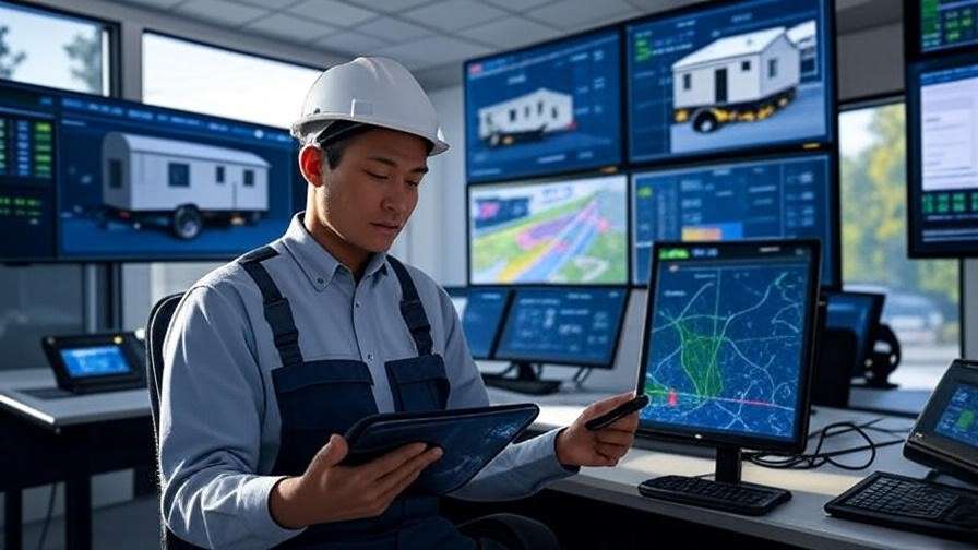 Advanced technology and equipment for mobile home moving planning and execution