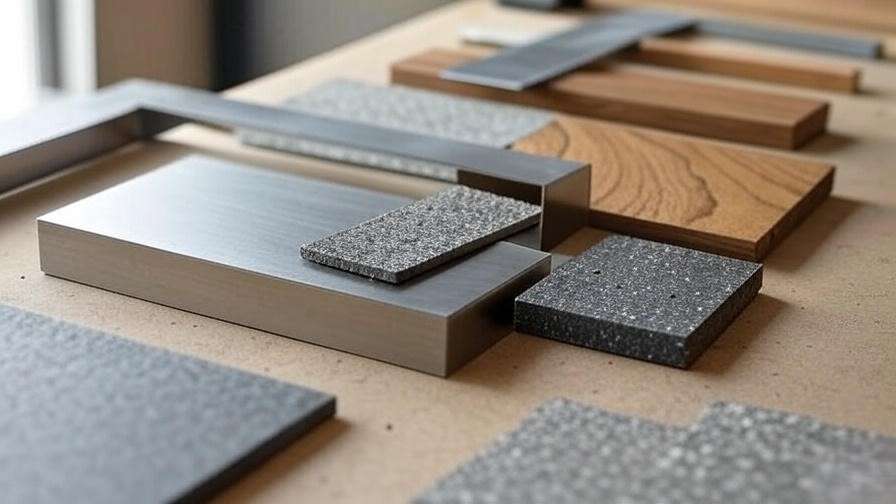 Comparison of durable and sustainable materials like steel, aluminum, oak, and recycled composites for liquor locker construction.