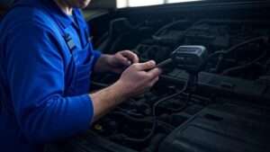 flashing check engine light