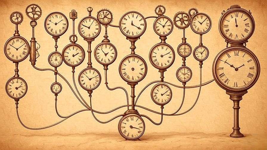 Historical timeline of mechanical clock evolution for vintage clock repair enthusiasts.