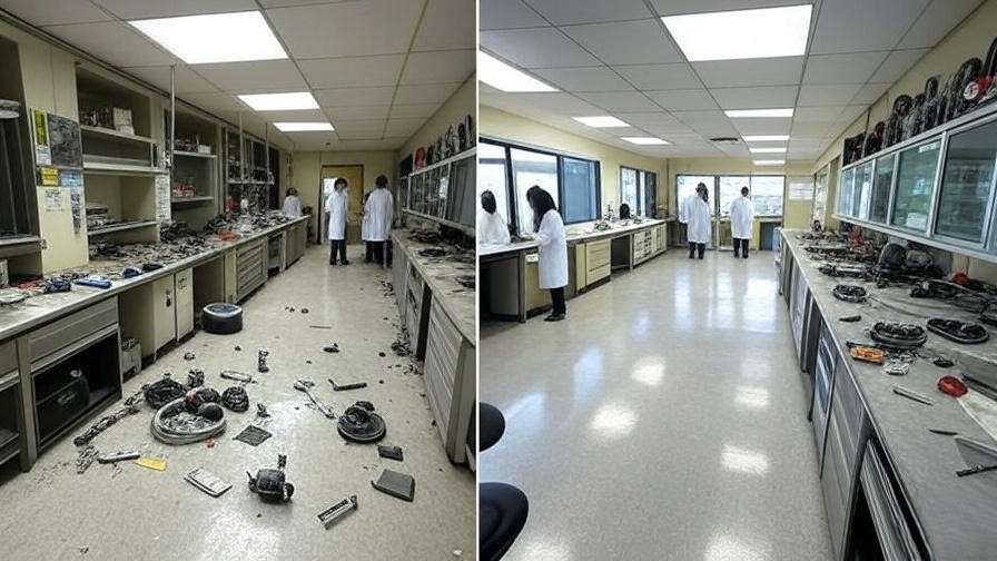Case study success of kitchen cleaning service in university engineering lab