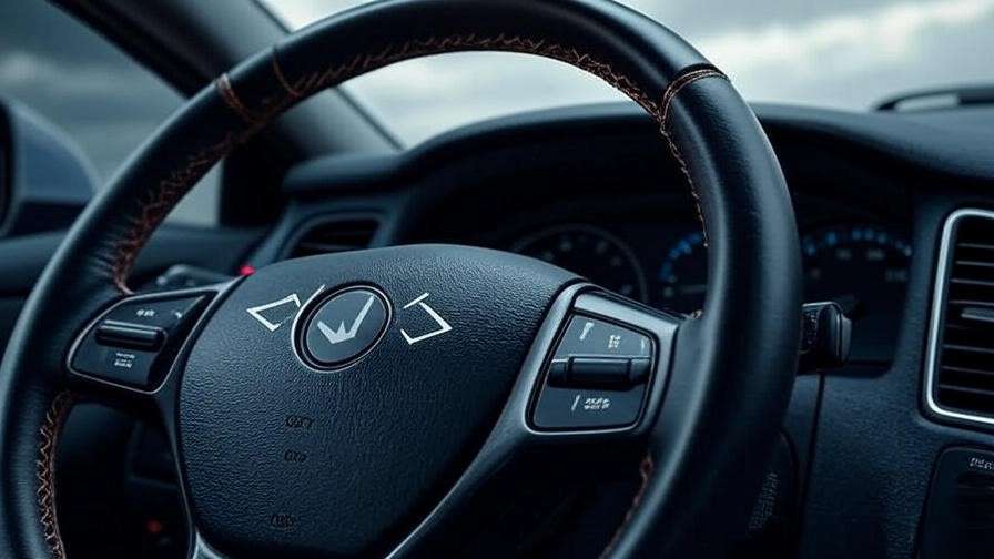 Engineering illustration of steering wheel grip and handling affected by contamination.