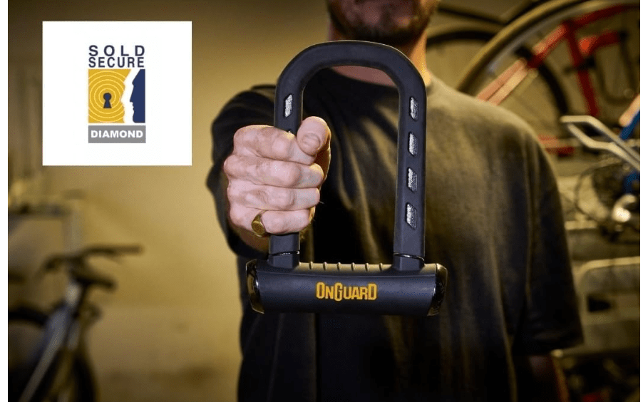  ONGUARD 8590 RockSolid Bicycle Lock, Black, Standard