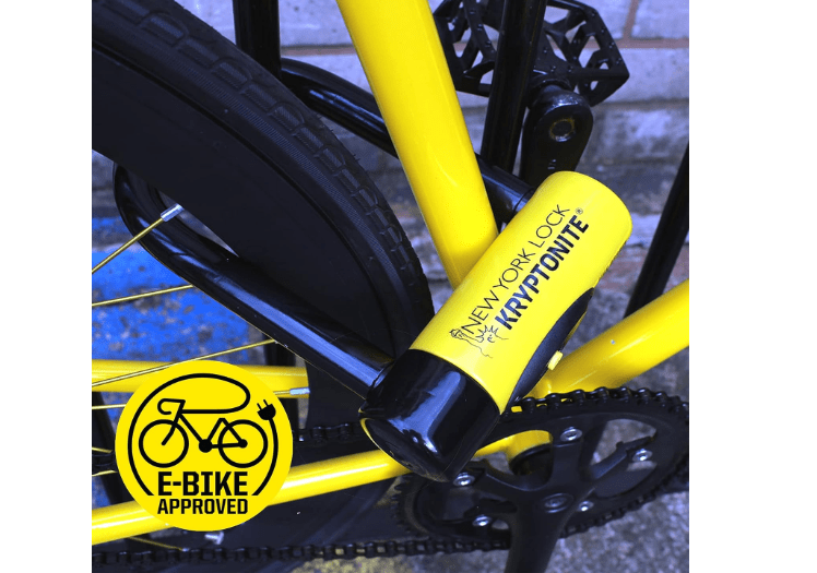 Kryptonite New York Fahgettaboutit Mini Bike U-Lock, Heavy Duty Anti-Theft Bicycle U Lock, 18mm Shackle with Keys, Ultimate Security Lock for Bicycles