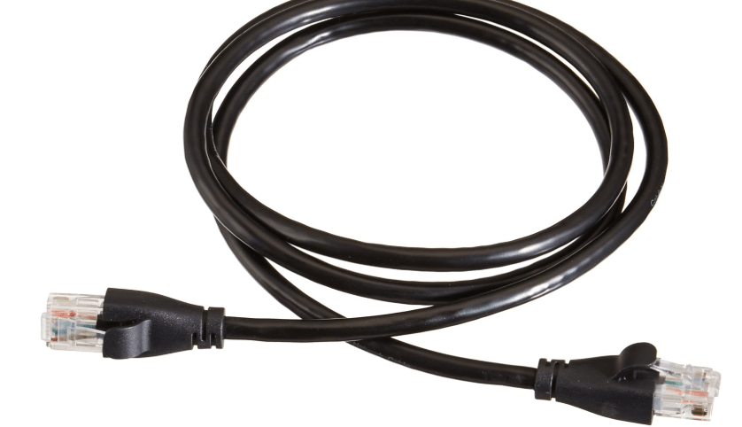 
Amazon Basics RJ45 Cat 6 Ethernet Patch Cable, 1Gpbs Transfer Speed, Gold-Plated Connectors, 3 Foot for PC, TV, Tablet, Router, Printer, Black