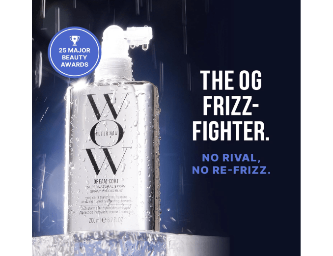 
COLOR WOW Dream Coat Supernatural Spray – Keep Your Hair Frizz-Free and Shiny No Matter the Weather with Award-Winning Anti-Humidity Treatment