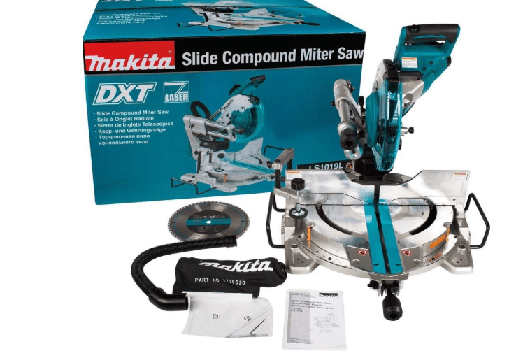  Makita LS1019L 10" Dual-Bevel Sliding Compound Miter Saw with Laser
