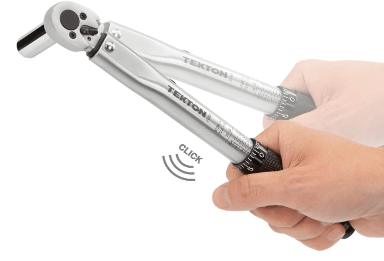  TEKTON 1/2 Inch and 1/4 Inch Drive Micrometer Torque Wrenches
