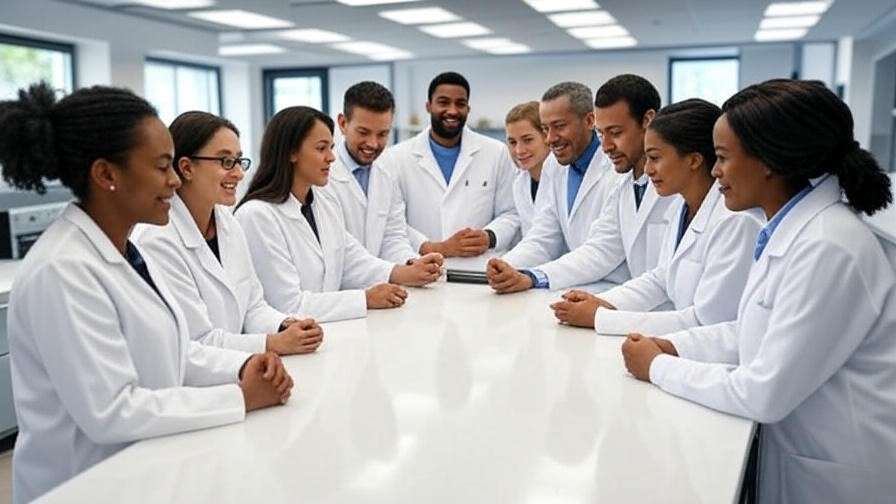 Mechanical engineering team benefiting from clean lab kitchen for improved operations