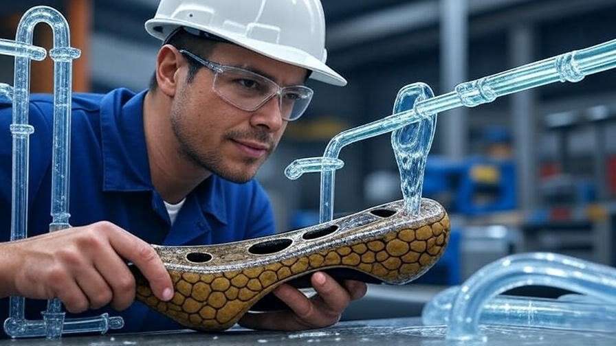 Engineer optimizing flow restoration in blocked drains using fluid dynamics principles.
