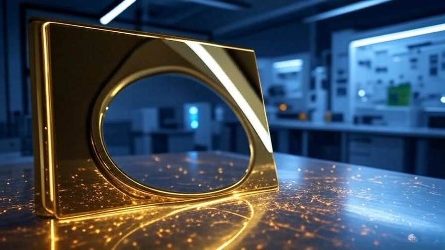 Innovative nanocomposite gold mirror alloys enhancing broadband IR reflectivity in sustainable mechanical engineering.