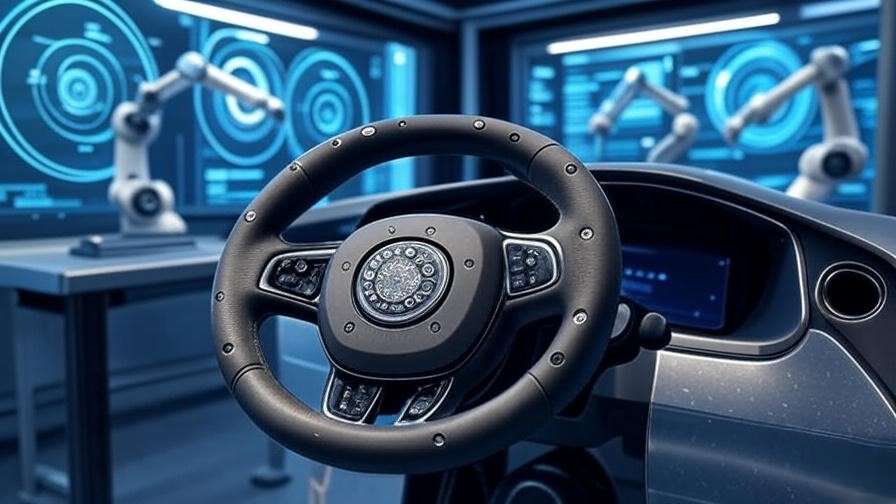 Futuristic steering wheel technology with advanced cleaning and sensor innovations