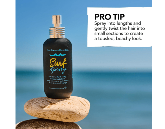  Bumble and bumble. Surf Sea Salt Spray | Volumizing | Adds Texture + Matte Finish, Wavy Straight