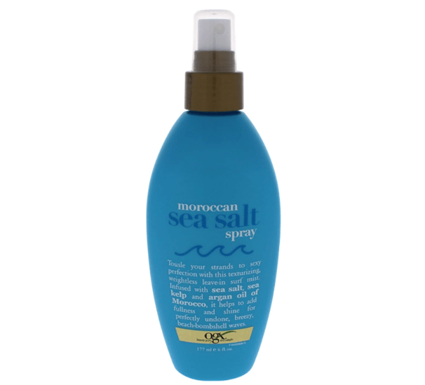  OGX Argan Oil of Morocco Hair-Texturizing Sea Salt Spray, Curl-Defining Leave-In Hair Styling Mist for Tousled Beach Waves and Textured Hold, Paraben-Free,...