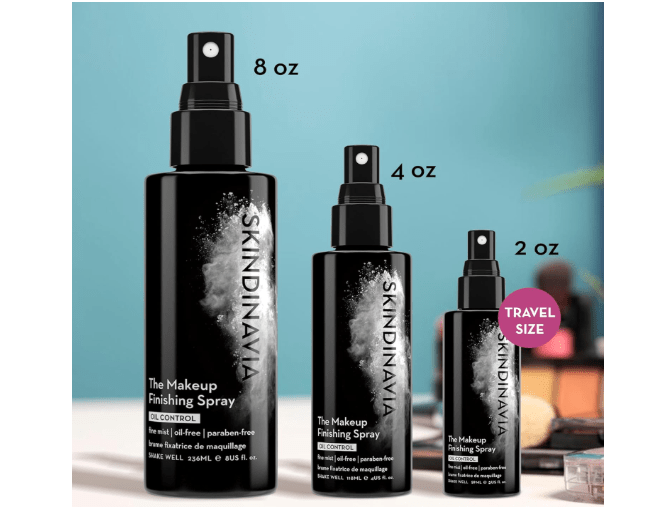 
Skindinavia The Makeup Finishing Spray, Oil Control Makeup Setting Spray, All-Day Wear, Long-Lasting Up to 16+ Hours, Heat-Resistant & Waterproof, Fine...