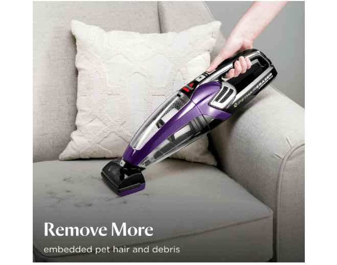  BISSELL Pet Hair Eraser Cordless Hand Vacuum, Lithium Ion, Home, Auto, and Pet Vacuum, Easy-Empty Dirt Bin, Upholstery Tool, Brush Tool, and Crevice Tool...