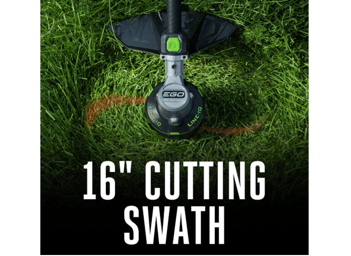 EGO POWER+ String Trimmer, Battery Powered, 16" Trimmer for Weeds and Grass with POWERLOAD, LINE IQ, Telescopic Carbon Fiber Shaft, Includes 56V 4.0Ah...