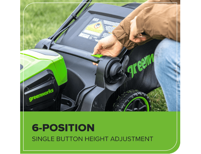 
Greenworks 60V 17" Brushless (Push) Mower + 60V (610 CFM) Brushless Blower, 4.0Ah Battery and 3A Charger