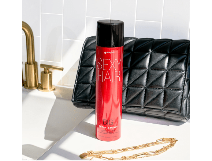SexyHair Big Spray & Play Volumizing Hairspray | Hold and Shine | Up to 72 Hour Humidity Resistance | All Hair Types