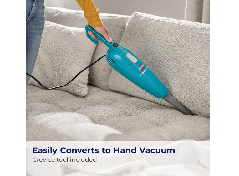  Bissell Featherweight Stick Lightweight Bagless Vacuum with Crevice Tool, 2033, One Size Fits All, Blue