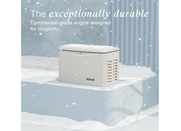  Kohler 26RCAL-200SELS Air-Cooled Standby Generator with 200 Amp Transfer Switch Single Phase, 26,000-Watt
