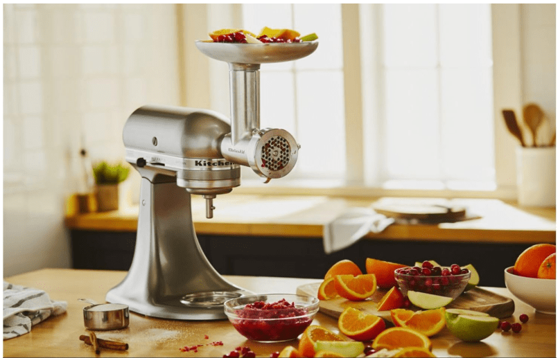 KitchenAid Stand Mixer Attachment, Food Grinder KSMMGA, Metal Food Grinder