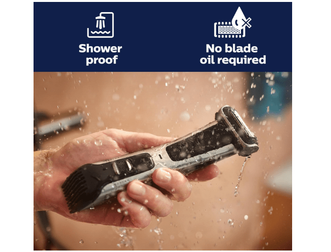  Philips Norelco Bodygroom 7000 Series, Showerproof Groin and Body Trimmer for Men, Precise Body Grooming, Adjustable Comb, Safe Even Below The Belt, 80 Min....