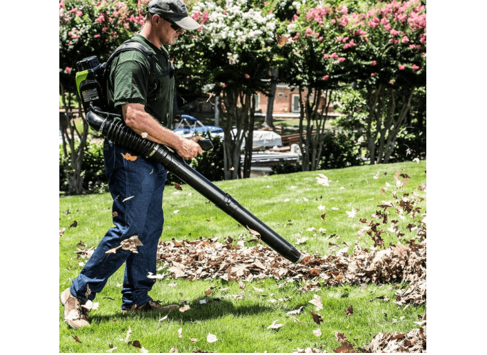 Greenworks 80V (180 MPH / 610 CFM / 75+ Compatible Tools) Cordless Brushless Backpack Blower, 2.5Ah Battery and Rapid Charger Included, Green/Black