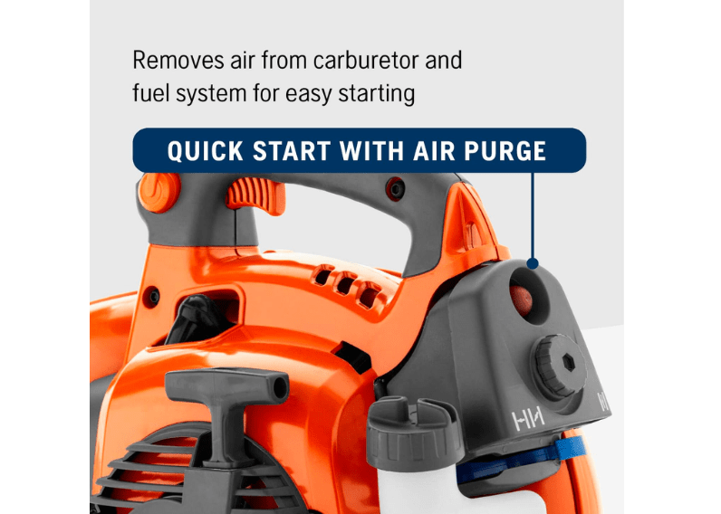 Husqvarna 125BVx Gas Leaf Blower, 28-cc 1.1-HP 2-Cycle Handheld Leaf Blower Vacuum Kit with Mulcher and Vac Bag, 470-CFM, 170-MPH, 12.5-N Powerful Clearing...