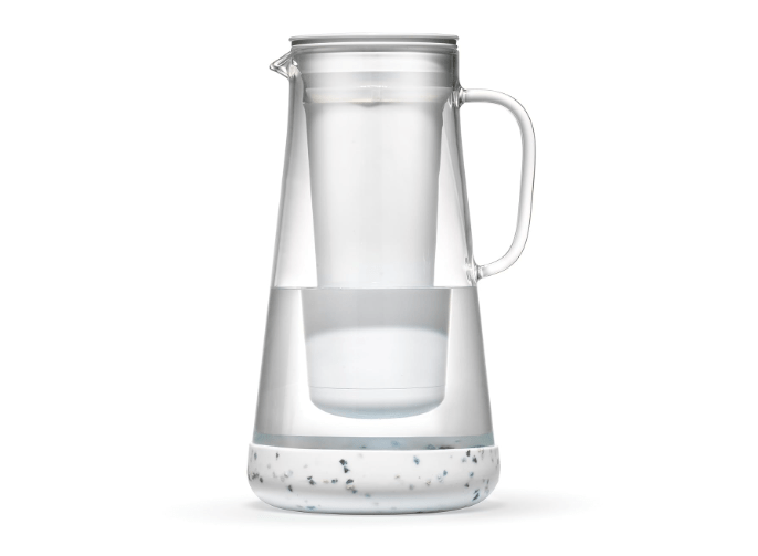 
LifeStraw Home Pitcher Glass and Base 7 Cup with Replacement Microfilter Filter for Bacteria, Parasites and 30+ Contaminants