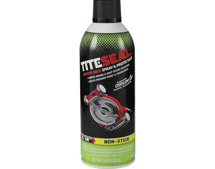Tite Seal MDS11/6 Mower Deck Spray and Protectant, 10 oz, Yellow