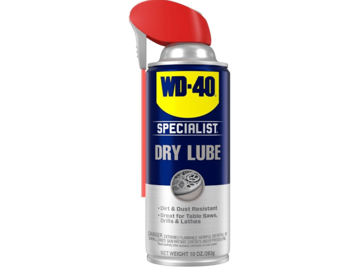 WD-40 Specialist Dry Lube with SMART STRAW SPRAYS 2 WAYS, 10 OZ